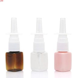 500pcs/Lot 10ML Nasal Spray Bottles, direct injection sprayer Square Medical Bottles,Cosmetic Packing containergood qty