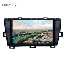 video phone mp3 Canada - 9 inch Android car dvd Radio Player for 2009-2013 Toyota Prius RHD with HD Touchscreen GPS support Carplay Rear camera 2din
