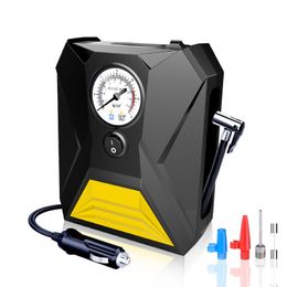 Portable automobile air compressor 12V digital inflation LED lamp Tyre compression pump Compressor for Auto Car Motorc