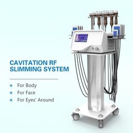 2021 6 in 1 40K Ultrasound RF Vacuum for Body Sculpturing Shaping Lipo Laser Fat Burning Cavitation Machine with Factory Price