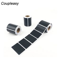 150pcs/roll Rectangle Sticker Chalkboard Adhesive Label Reusable labels stickers Pantry and Storage Stickers Kitchen Accessories