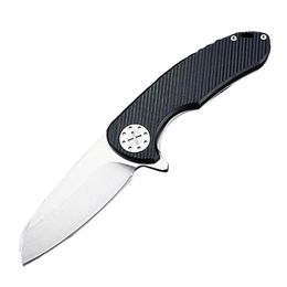 2 Handle Colours Ball Bearing Flipper Folding Knife D2 Stone Wash Blade G10 Handle EDC Pocket Knives H5349