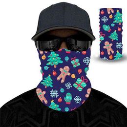 Unisex Adults Christmas Face Mask Scarf Celebrity Headband Magic Masks for Ski Motorcycle Cycling Fishing Outdoor Sports Fy6094
