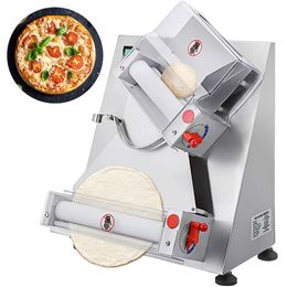 Food Processing Equipment Commercial Pizza Paste Pressing Machine round divider maker bread skin making roller kneader10-35cm Electric dough sheeter 220v