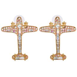 Fashion Geometry Dangle Jewelry Cartoon Airplane Bohemian Accessies Punk Pendant Earrings Wedding Gift First Choice Earring For Women