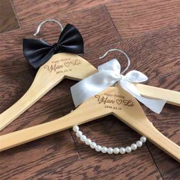 CUSTOM Wedding Hanger with date, Bridal Hanger, Personalized wedding Hanger Custom Made Bridal Shower Gift 210925