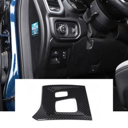 Car Electronic Handbrake Switch Button Panel Trim For Dodge RAM 1500 18-20 Carbon Fibre