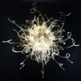 Handmade Glass Chandelier Lamp Modern Hand Blown Chandeliers Murano Lighting Customised for Living Room Home Decor