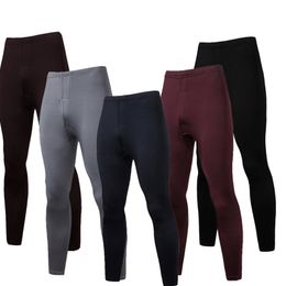 Plus size Men homewear suit Thermal underwear sets Men Winter warm Long Sweat fleece quick drying thermo solid color set Y0310