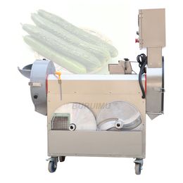 Double Headed Electric Industrial Vegetable Cutter Slicer Machine Multi Functional Carrot Ginger maker Cutting manufacturer 220v