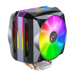 -JONSBO 6 Wärmerohre CPU-Kühler für CR1100-Kühllüfter RGB-LED-Luft-Computer-Fans-Kühlungen