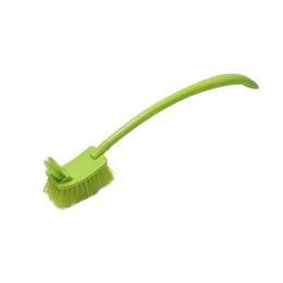 Toilet Brushes & Holders Portable Brush Plastic Long Handle Bathroom Bowl Scrub Double Sided Cleaning Energy Class A Green