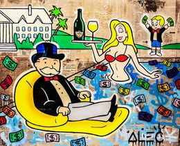 Money Pool Huge Oil Painting On Canvas Home Decor Handcrafts /HD Print Wall Art Pictures Customization is acceptable 21053032