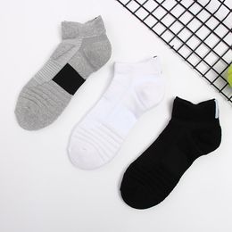 Men's Socks Sports Towel Thick Basketball Sock Ankle White Compression For Teenagers Wear-resistant Cotton Sweat-absorbent