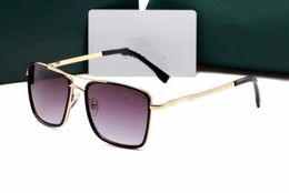 2276 men classic design sunglasses Fashion Oval frame Coating UV400 Lens Carbon Fiber Legs Summer Style Eyewear with box