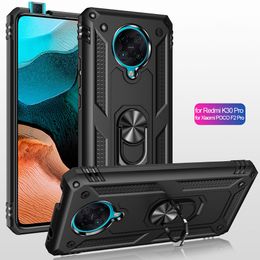 Cases For Xiaomi Mi Poco F2 Pro Cases Car Magnetic Shockproof Armour For Redmi K30 Pro Note 8T 9 9S Pro Max Back Cover