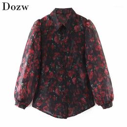 Descuento Blusas De Organza 2022 en venta en DHgate.com