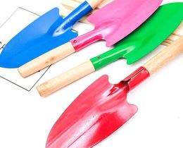 Household garden Manual shovel plants with wooden handle iron spatula gardening potted gadgets RH3428