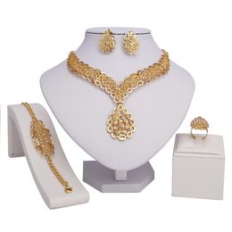 Earrings & Necklace ZuoDi Exquisite Dubai Gold Designer Jewellery Set Woman Wedding Accessories 2021 Fashion African Bridal