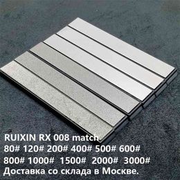 6pcs 80-3000# Diamond whetstone bar match Ruixin pro RX008 Edge Pro knife sharpener High quality 210615