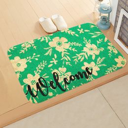 Simple Style Welcome To Import Floor Carpets Entrance Halls Kitchen Absorbent Carpet Mats