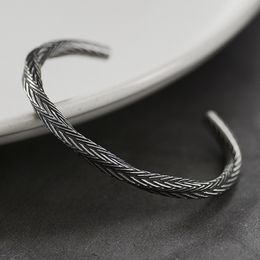 Men's nostalgic Viking Bracelet retro silvery punk Bracelet opening Bracelet men's gift pulseira Mangina