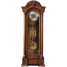 Desk & Table Clocks The Grandfather Clock European Style Villa Vertical Living Room Chinese Retro American Pendulum Classical