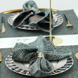 2pcs Track On the Table Napkins Towel Kitchen Serviette Fabric Napkin For Cutlery Home Textiles Wedding Decoration Placemats