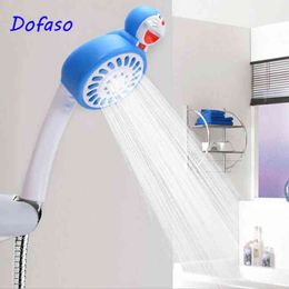 Dofaso toilet hand shower set for baby with famous cartoon Doraemon bathroom shower hand ABS H1209