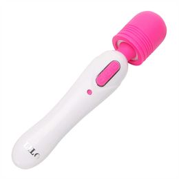 Massage Items upgrade USB Rechargeable Sexy Products G-spot Rod Magic Wand Dual Motors Adult Toys for Women Vibrators Stimulator Massager