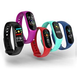Bakeey M4S Heart Rate Blood Pressure Oxygen Monitor Multi-sport Modes Call Rejection USB Charging Smart Watch