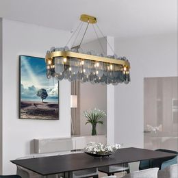 Pendant Lamps Modern Lamp Luxury Crystal Chandelier Nordic LED Ceiling Light Living Room Bedroom El Lobby Restaurant