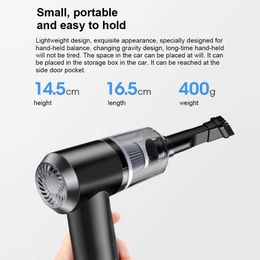 USB Rechargeable Cordless 6000Pa 120W Portable Handheld Powerful Wireless Car Vacuum Cleaner for SUV Truck Home Office Pet Hair243z