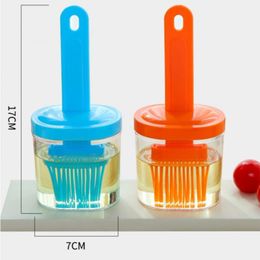 DHL High Temperature Resistant Silicone Bottle Brush Portable Barbecue Oil Brush Household Baking Oil Brush Pancake Oil Tool