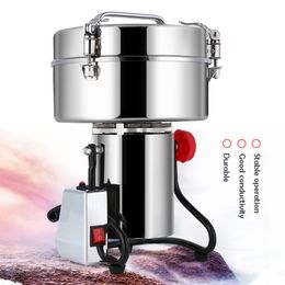 4500G Chinese Medicine Grains Grinder Commercial High Capacity Ultra-Fine Powder Crusher for Spice Pepper Coffee Corn