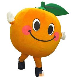 Halloween Orange Mascot Costume High Quality customize Cartoon Cute fruits Plush Anime theme character Adult Size Christmas Carnival fancy dress