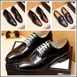 A1 NEW FORMAL SHOES MEN Office ITALIAN LUXURY BRANDs MENS DRESS SHOES LOAFERS CLASSIC Coiffeur Wedding DRESS Sapato Social Masculino 33