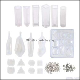 Jewellery Packaging & Display Jewelryjewelry Pouches, Bags 129Pcs Resin Casting Epoxy Sile Diy Craft Pendant Mod Kit Set Drop Delivery 2021 R3