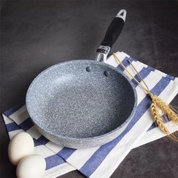 28cm Wok Non-stick Skillet Cauldron Induction Cooker Frying Pans Pancake Egg Pan Gas Stove Home Garden 210319