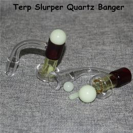 nail marble UK - Smoking Accessories Terp Slurper Quartz Banger With Glass Beads Pearls Ruby Marble Pill For Water Bong Dab Rig Nail