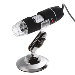 2021 2MP USB Microscope Digital Microscope Endoscope Camera Magnifier 8 LED Light HD Colour CMOS Sensor