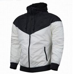 Printed Fall Thin Windbreaker Men Women Sportswear High Quality Waterproof Fabric Sports Jacket Fashion Zipper Hoodie Plus Size 3XL1