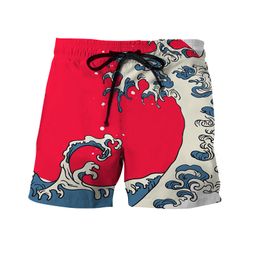 Men's and women's individual print, many flowers, leaf beach pants swimming shorts running summer sportswear X0316