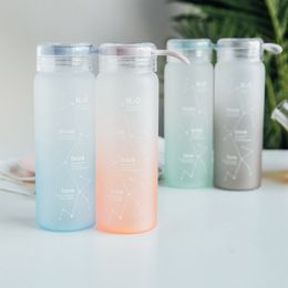 Personality trend Water Bottles simple frosted glass female student creative home large-capacity tea cup 4 Colours