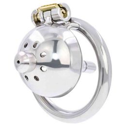 NXYCockrings 304 Stainless Steel Male Chastity Device Super Small Cock Cage With Urethra Fetish Penis Lock Ring Belt Sex Toy 1124