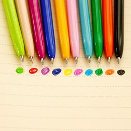 Gel Pens 48 Pcs/Lot Rainbow Color Pen 0.5mm Ink Drawing Liner Marker Stationery Items Gift Office School Supplies EB248