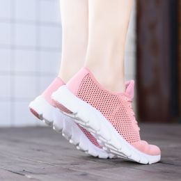 Top Fashion 2021 Off Men Womens Sports Running Shoes High Quality Solid Colour Breathable Outdoor Runners Pink Knit Tennis Sneakers SIZE 35-44 WY30-928