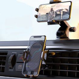 Sucker Car Phone Holder Mobile Phone Holder Stand in Car No Magnetic GPS Mount Support For iPhone 13 12 Pro Xiaomi Samsung