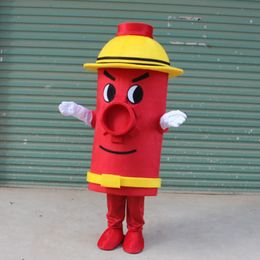 Festival Dres Fire Hydrant Mascot Costumes Carnival Hallowen Gifts Unisex Adults Fancy Party Games Outfit Holiday Celebration Cartoon Character Outfits