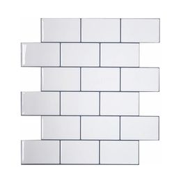 Vividtiles Thicker Tiles Peel and Stick Premium Wall Tiles Stick on Tiles Kitchen Backsplash - 5 Pieces Pack 211021